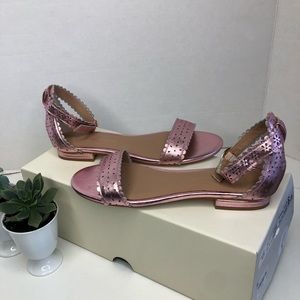 New Anthropologie Pin Dot Femme Leather Sandals